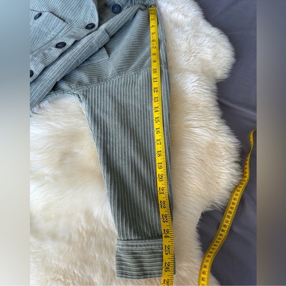 Zara Green Cordu Jacket Size XS - Picture 7 of 8